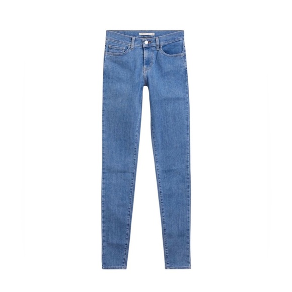 Levi's 710 Super Skinny High Rise Jeans - Light Blue Wash - Size 30 - Picture 5 of 11